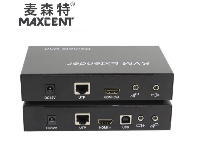 麥森特（MAXCENT）SKH-5150 KVM延長器USB鍵鼠HDMI網線傳輸150米4K無壓縮 HDMI KVM延長器 SKH-5150