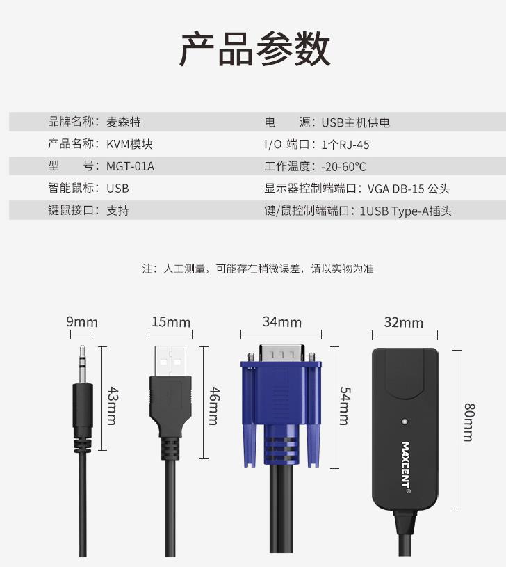 MGT-01A模塊MGT和AEC7系列數(shù)字矩陣式kvm音頻模塊產(chǎn)品參數(shù)和規(guī)格尺寸